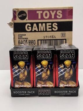 X-MEN Hyperscan 12 packs unopened